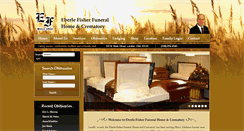 Desktop Screenshot of eberlefisherfuneralhome.com